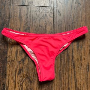 Victoria’s Secret The Itsy Bright Coral Bikini Bottoms